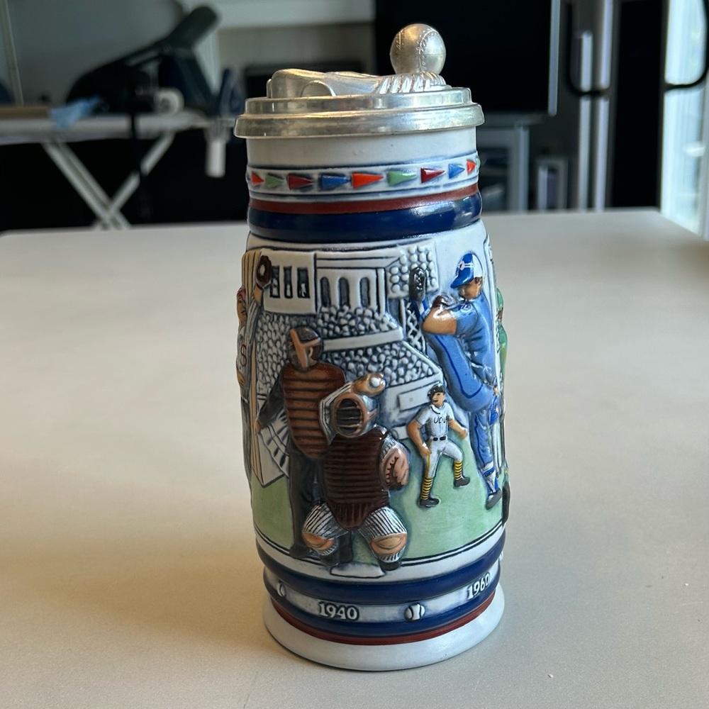 Vintage  Avon 1985 Great American  Baseball Beer Stein - Picture 3 of 8